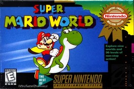 Boîte du jeu Super Mario World